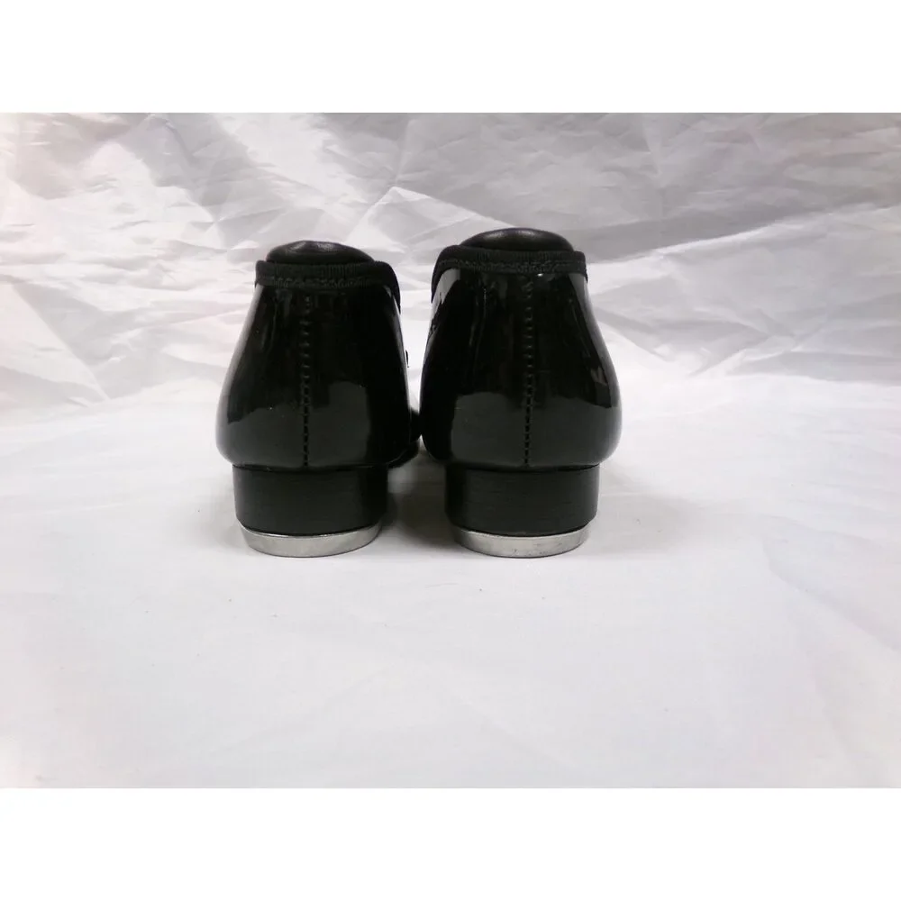 Pre-Owned Dance Tap Shoes Capezio Big Kids 11.5M Tyette Man Made Elastic Student